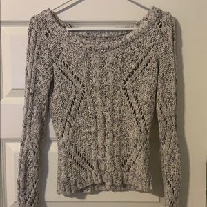 Chunky cable knit sweater